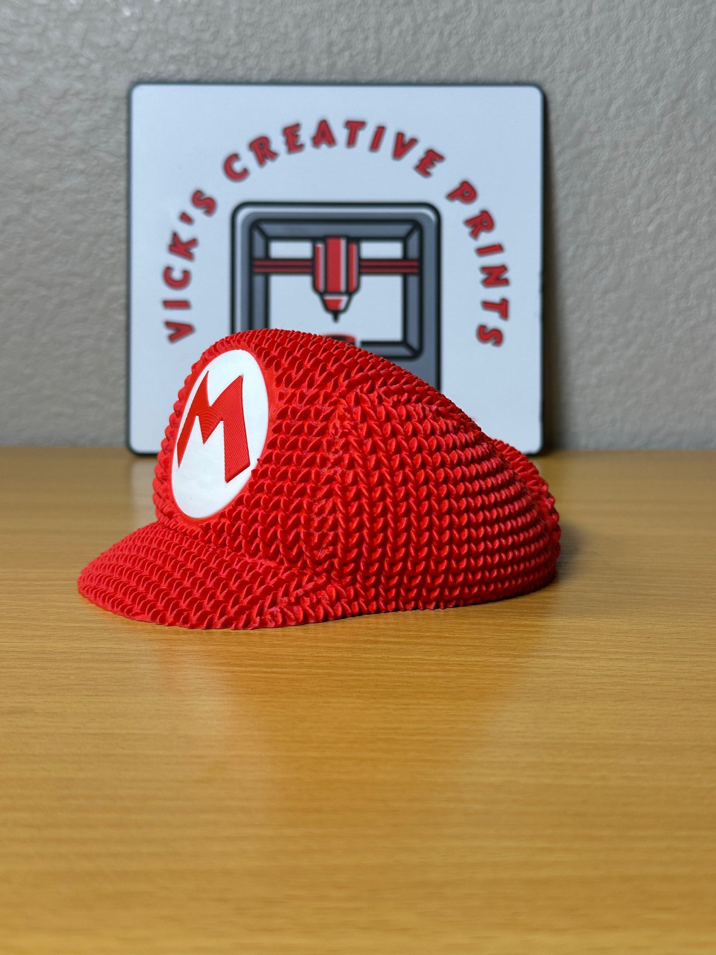 Knitted "M" Hat