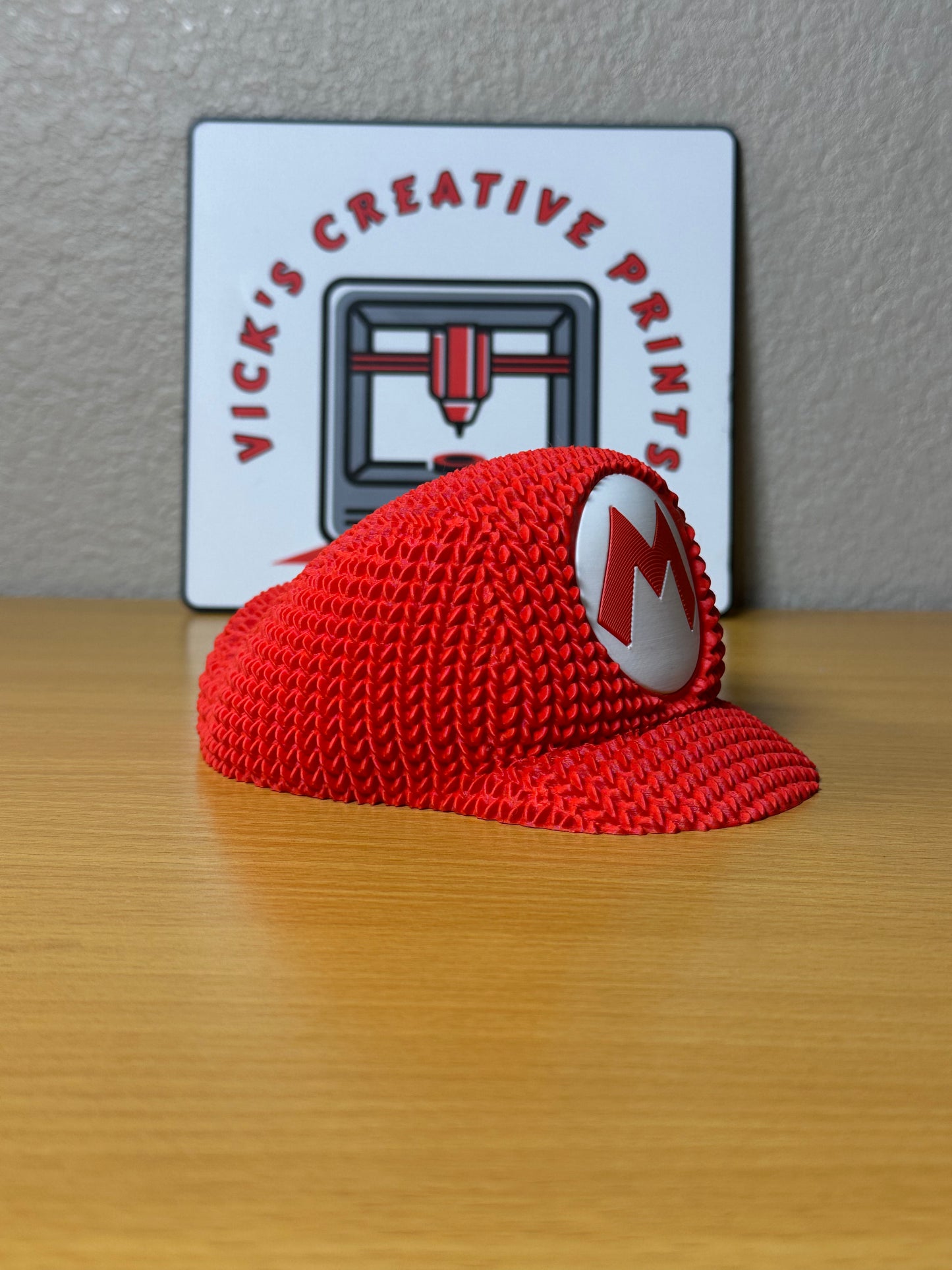 Knitted "M" Hat